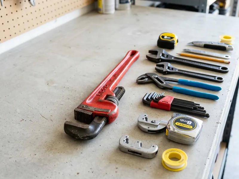 Professional plumbers in Lopatcong Overlook, NJ equipped with top-tier tools for residential and commercial plumbing services.